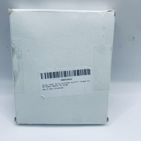 Aurifil Thread 10 SMALL SPOOLS COTTON 12WT Sunny Stitches 54yds Each COREY YODER - Picture 2 of 4